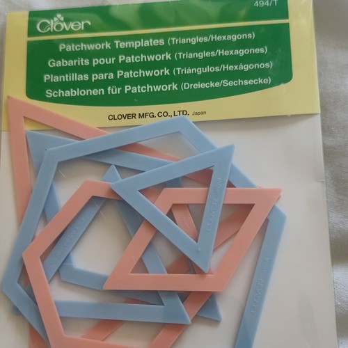 Clover patchwork templates - clover,