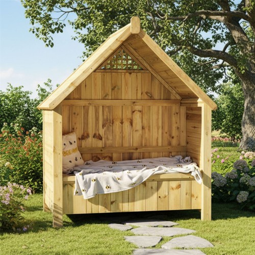 Beehive wooden garden arbour - beehive,