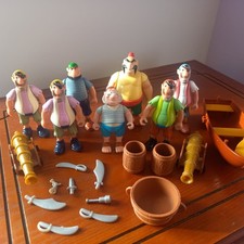 Disney Heroes Famosa Peter Pan Pirates Smee Weapons Vintage Figures