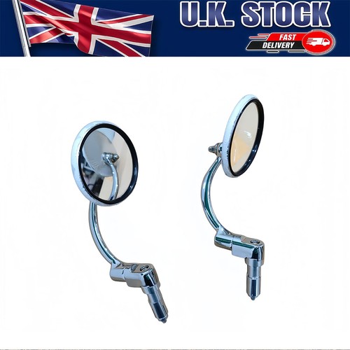 Pair bar end mirrors - pair,
