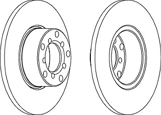 Pair brake discs - pair,