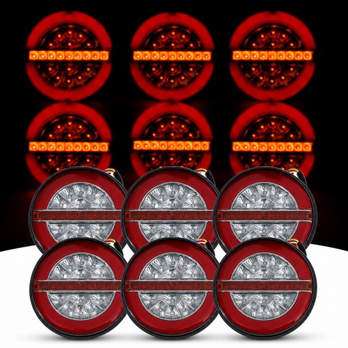 6xsmoked hamburger led tail - hamburger,
