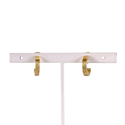 Cartier love hoop earrings - cartier,