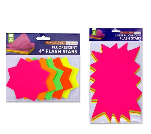 Fluorescent flash stars large - flash,