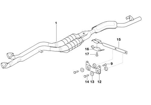 Bmw genuine catalytic - genuine,