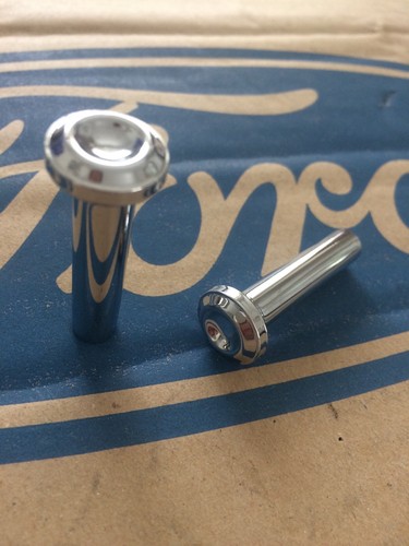 New chrome locking door pin - new,
