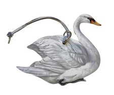 Swan Christmas Tree Decoration - Swan Gift - Swans -Hanging Swan Decoration-R8-D