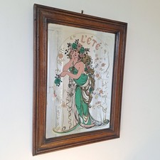 Large Art Nouveau Mirror