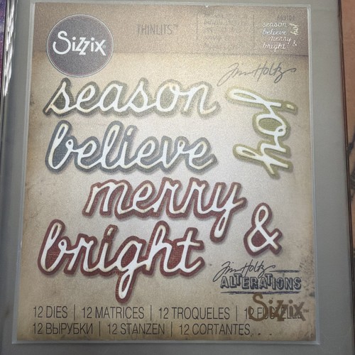 Sizzix tim holtz thinlits - tim,