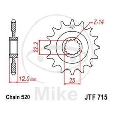 Sprocket Z13 520 726.18.94