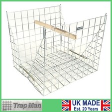 FLAT PACKED CLAM LARSEN TRAP CAGE Magpie Trap zinc plated UK made The TrapMan 