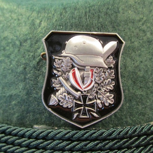 Stahlhelm with iron - cross, &