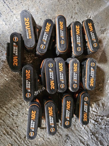 Worx powershare 20v batteries - worx,