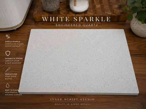 Quartz stone chopping board - stone, board/