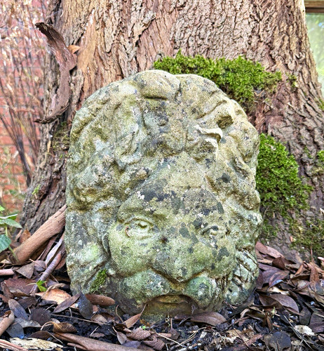 Antique weathered stone garden - antique,