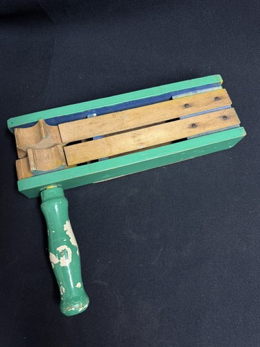 Vintage wooden football rattle - vintage,