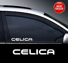 2 x Toyota Celica Window Decal Sticker Graphic **Colour Choice**