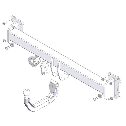 Westfalia towbar for volvo s60 - towbar,