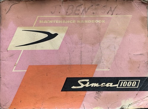 Simca 1000 original - simca,