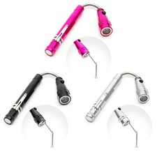 Pocket Metal LED Flexi Light Torch 17cm - 56cm 360 Magnetic Head Base Lifts 1kg
