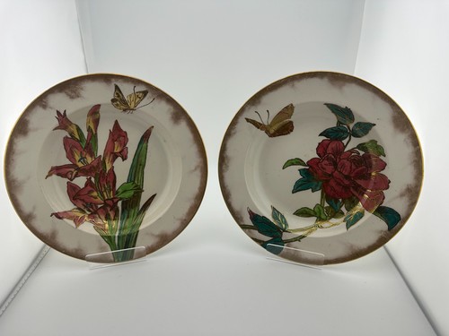Pair porcelain floral - pair,