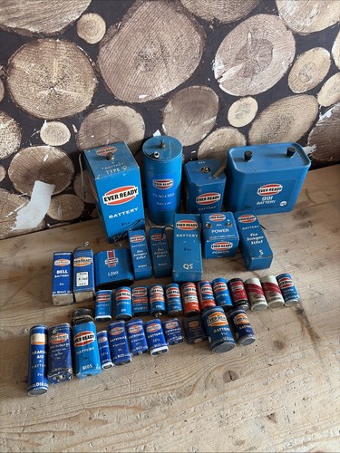 Ever ready vintage batteries - batteries,