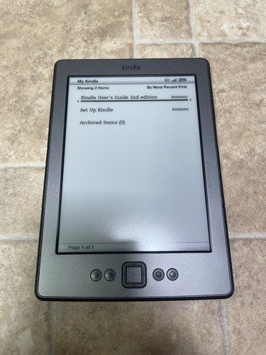 Amazon kindle 4th - amazon, d01100