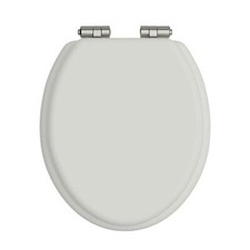 Heritage Chantilly Toilet Seat with Soft Close Vintage Gold Hinges