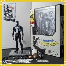 MAFex147 COMIC The Amazing Spider-Man Black Venom Suit Action Figure 6"