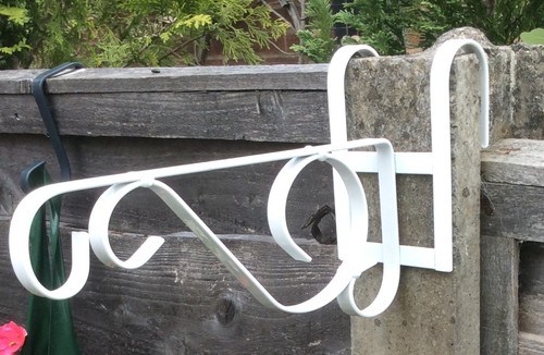 Concrete fence post bracket - concrete,