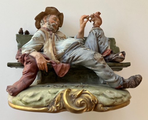 Vintage capodimonte figurine - vintage,