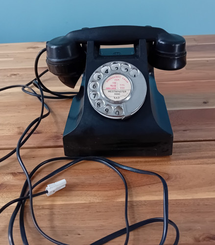 Vintage aep bakelite - bakelite, telephone