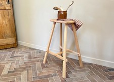 Handmade Beech Saddle Stool, Cutlers Stool, Scandinavian Home, Primitive Decor