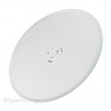 TESCO Microwave Plate Glass Turntable Dish 254mm 3 Lug Replacement Spare