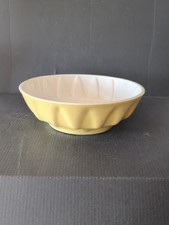 VINTAGE WHITE & YELLOW CERAMIC
