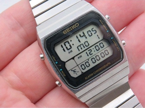 Rare vintage seiko a714 - seiko, a714-5050
