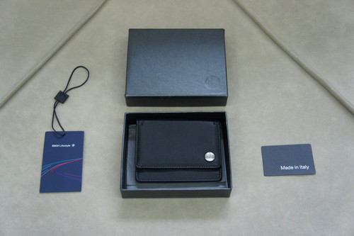 Nib genuine bmw blk - leather, id