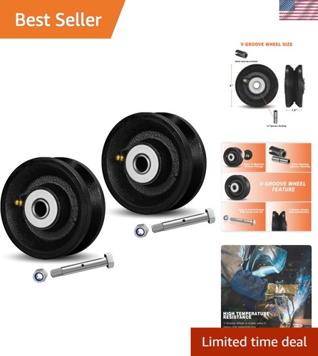 Versatile groove cast - 4", v-groove