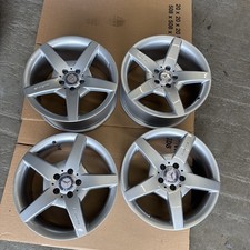 4 Set GENUINE Mercedes Clk Slk R171 w209 18” alloy wheel AMG 7.5j et37 8.5j et30