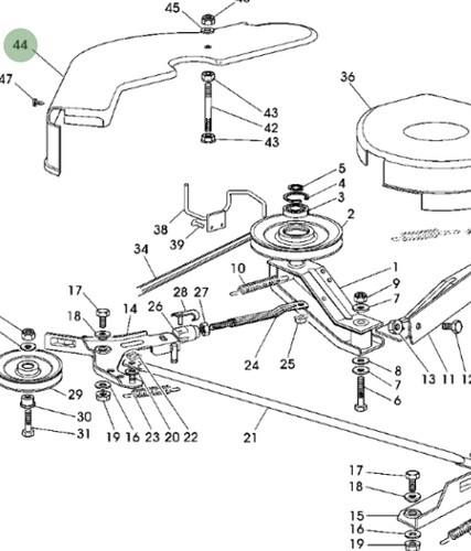 Genuine john deere lr135 - deere, ride