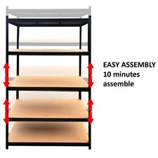 5 Tier Metal Garage Shelving
