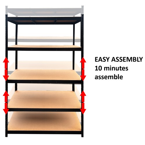 Tier metal garage shelving - 5,