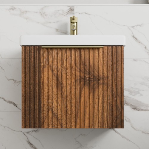 Fluted 500mm bathroom - fluted,
