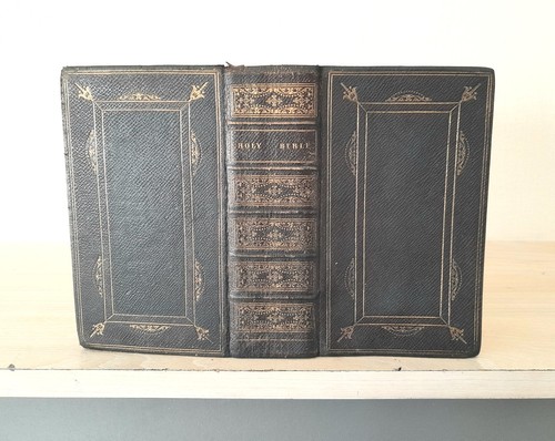 Antique holy bible fine - holy,