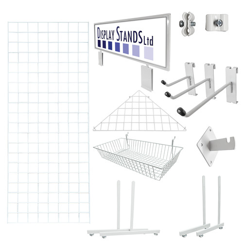 White grid mesh - mesh, wall