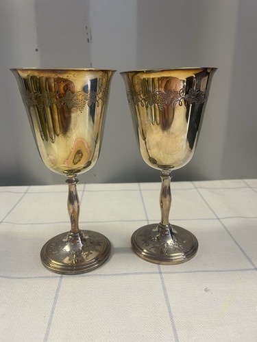 Vintage silver plated wine - vintage,