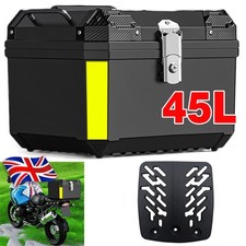 45L Motorcycle Luggage Top Box Motorbike Scooter Bike Back Rear NEW