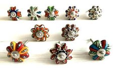 SET OF 10 CERAMIC KNOBS Drawer