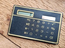 Used / Unbranded / Black Gold / Solar / Wallet Calculator