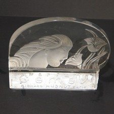 Parfum Gemey Glass Sculpture - Richard Hudnut Paris